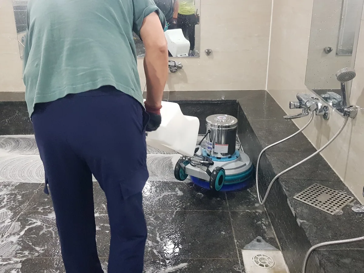 북구 만덕동 찜질방 수전·샤워기 건식 사우나 위생청소 사례 - 행진크린