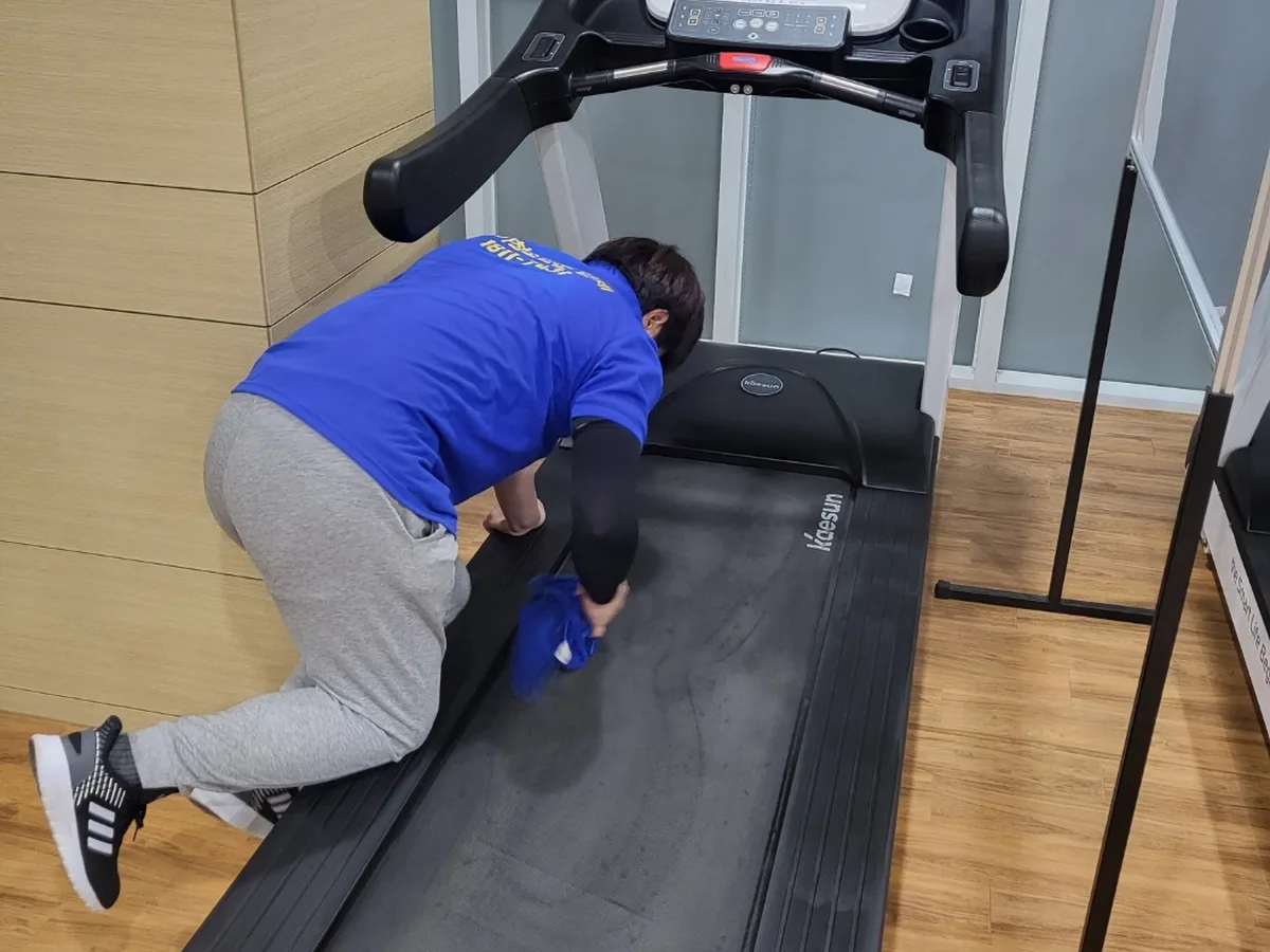 동구 초량동 피트니스 라커 검사실 위생청소 사례 - 행진크린