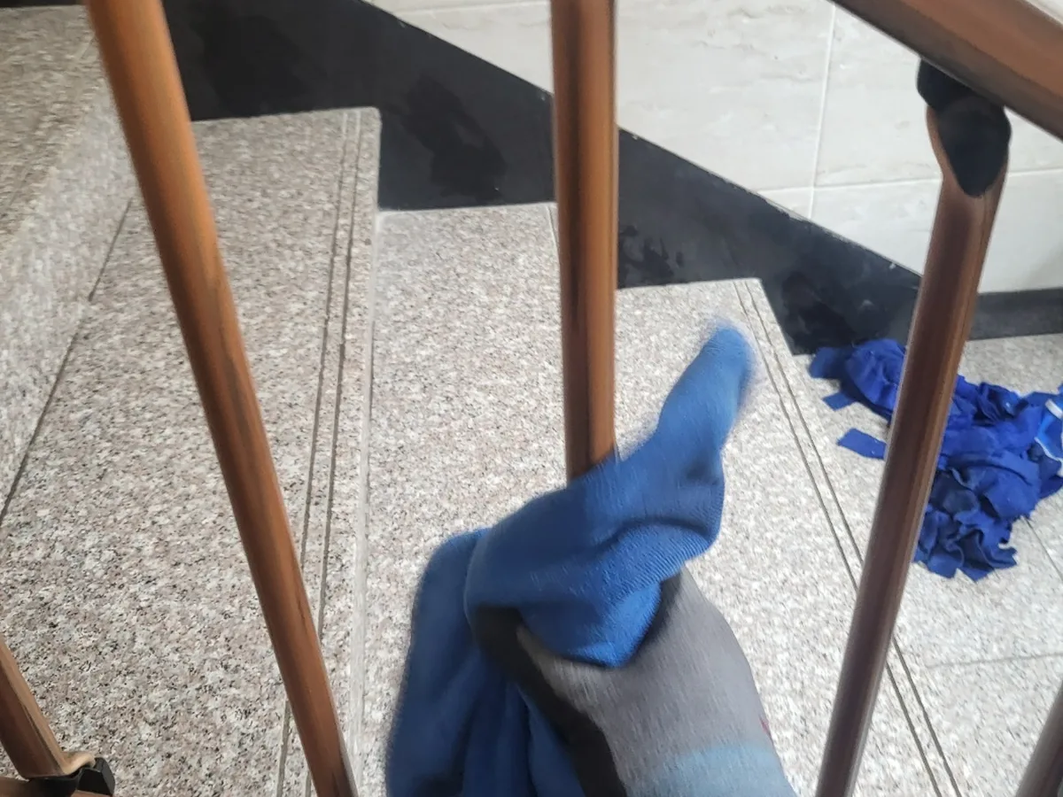 북구 구포동 빌라 난간·손잡이 위생청소 사례 - 행진크린